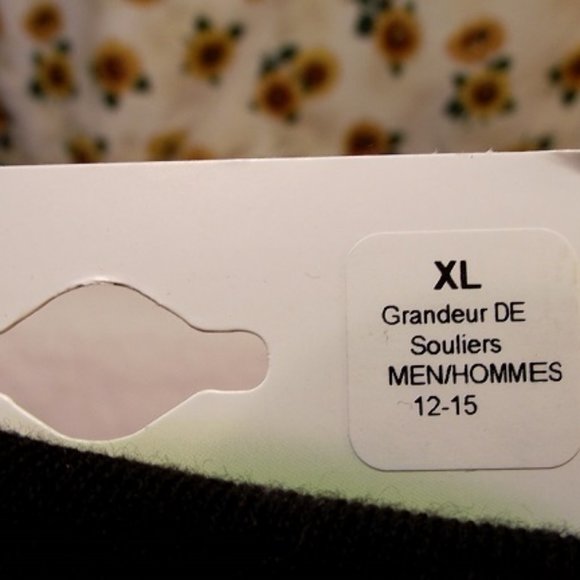 WEL-MAX, Diabetic Socks, Men XL Lot of 3 Black/Tan - Picture 2 of 7